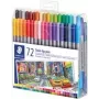 Felt pen Staedtler 3200 Fine/Extra Bold Multicolour 72 szt.