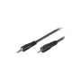 Wentronic Goobay kabel połączeniowy jack-jack, czarny, 2 m - wtyk jack 3,5 mm (3-pin, stereo) > wtyk jack 2,5 mm (3-pin, stereo) (50459)