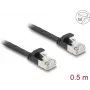 Delock 81162 Ethernet kabel krosowy Czarny