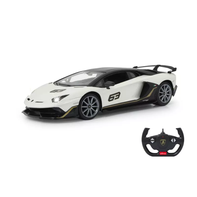 Jamara Lamborghini Aventador SVJ Performance 1:14 Biały 2.4GHz A - samochód sportowy - Silnik elektryczny - 1:16 - Gotowy do jazdy (RTR) - Biały - dla chłopców (405172)