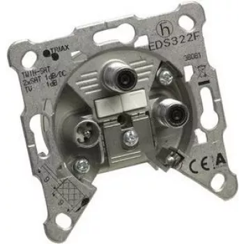 Triax Hirschmann EDS 322F - wyjście - odpowiednie do montażu na ścianie - F-Plug X 2, ICE-Connector (306141)