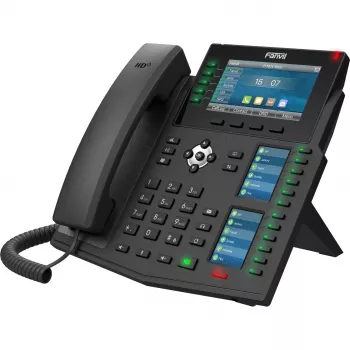 Telefon IP Fanvil X6U V2 czarny 20 linii LCD Wi-Fi