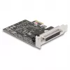 DeLOCK 66324 Wewnętrzny adapter RS-232 VGA PCIe Żeński Czarny