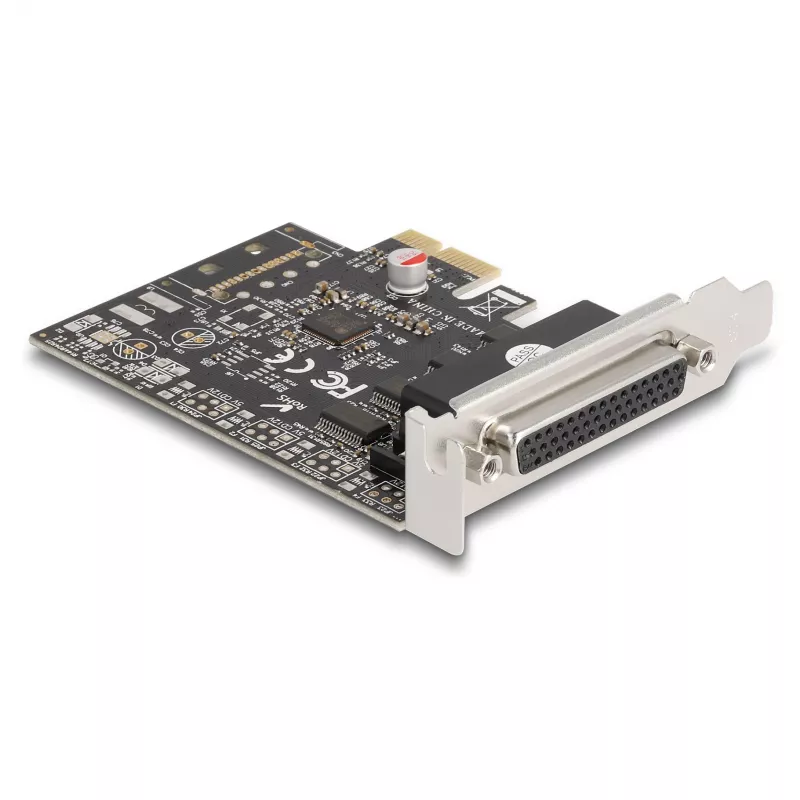 DeLOCK 66324 Wewnętrzny adapter RS-232 VGA PCIe Żeński Czarny