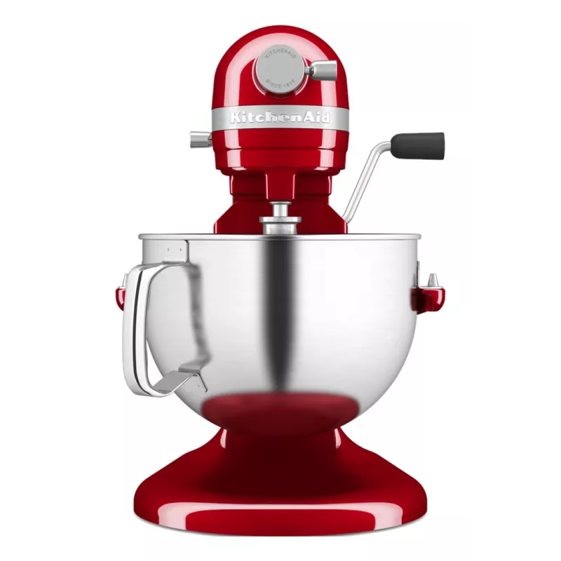 KitchenAid 5KSM60SPXEER mikser stojący 375 W szary, czerwony, stal nierdzewna