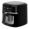 Adler AD 6318 frytkownica beztłuszczowa, 8 l, 2500 W, wyświetlacz LCD, 9 programów, czarna