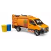 BRUDER model pojazdu MB Sprinter śmieciarka komunalna BR-02682, replika zabawkowa w skali