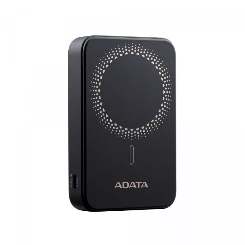 ADATA PR100-12BK powerbank Litowo-polimerowy (LiPo) 10000 mAh Ładowanie bezprzewodowe Czarny