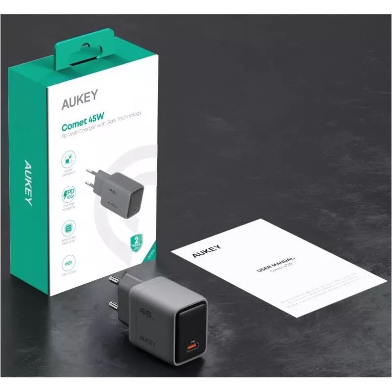 Comet Wall Charger 1xUSB-C PD 45W PA-C2