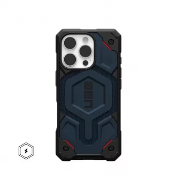 Urban Armor Gear Monarch Pro Kevlar etui na telefon komórkowy 16 cm (6.3) Pokrowiec Czarny, Niebieski