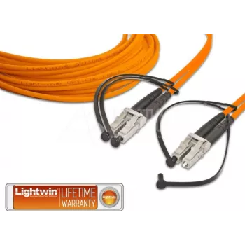 Lightwin LDP-50 LC-LC 2.0 OM2 kabel światłowodowy 2 m 2x LC pomarańczowy (LDP-50 LC-LC 2.0 OM2)