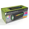 Przenośny głośnik stereo TRACER Stripe Czarny — 10 W RMS, Bluetooth/przewodowy, USB-A i USB-C, MicroSD, wbudowany akumulator (do 5 h)