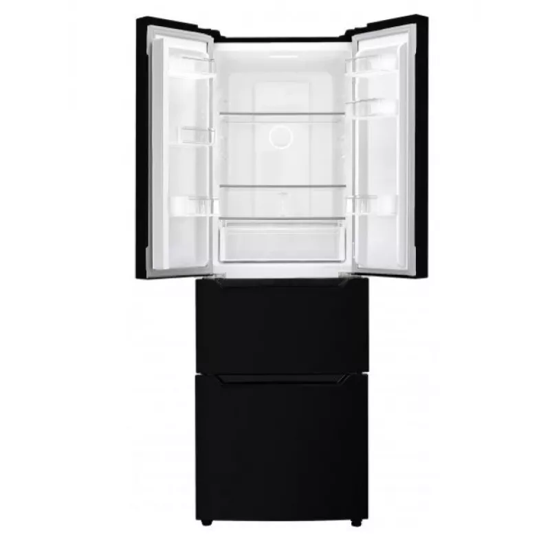 Lodówko-zamrażarka French door Sam Cook PSC-WG-1020AA/B 351 l, klasa energetyczna E, czarna