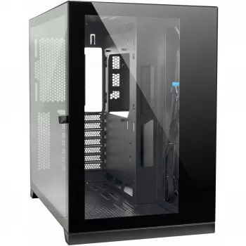C-703 Vision ATX Gaming Enclosure, Tempeczerwony Glass, Czarny