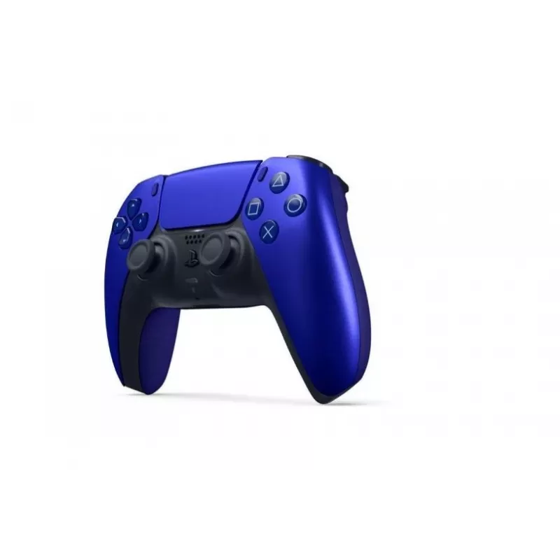 Bezprzewodowy gamepad Sony DualSense — niebieski kobaltowy, do PlayStation 5, wbudowany akumulator litowo-jonowy, czujnik ruchu, sprzężenie dotykowe, gniazdo 3,5 mm jack