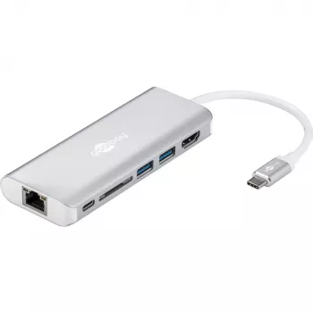 Wentronic goobay - Stacja dokująca - (USB-C) - 10Mb LAN (76788)
