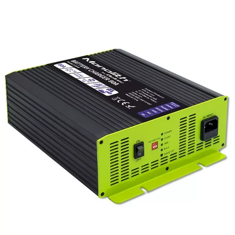 Ładowarka do akumulatorów QOLTEC 51918 80A 12V — ładowarka do akumulatorów LiFePO4, AGM, GEL, SLA