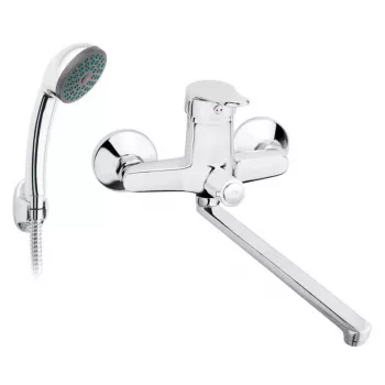 Bateria wannowa FERRO DECO BDC55AC CHR — jednouchwytowa bateria wannowa, chrom