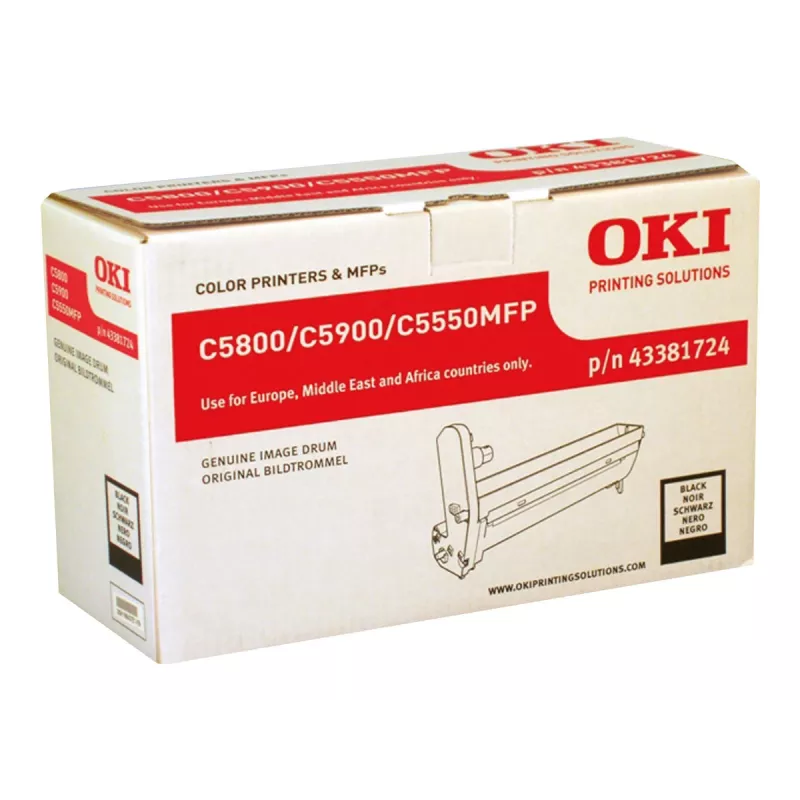 OKI bęben światłoczuły, czarny, do C5800 C5900 C5550MFP, 20000 stron