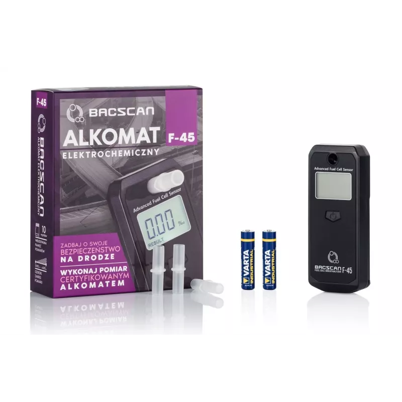 BACscan F-45 alkomat 0 - 4% Czarny