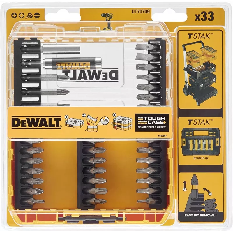 DeWALT DT70709-QZ końcówka wkrętakowa 33 szt.