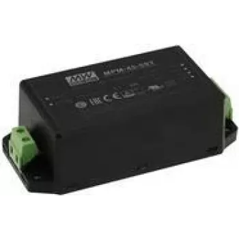 Zasilacz MEAN WELL MPM-45-12ST, wewnętrzny 45 W, wejście 80–264 V, czarny, wyjście 12 V