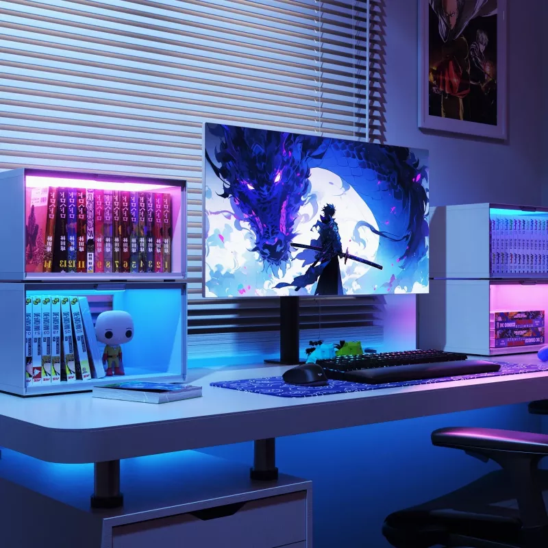 Zestaw paneli Smart LED Nanoleaf X Fantaqi EXPO SQFX01K02-4WT — modułowy zestaw paneli oświetlenia dekoracyjnego
