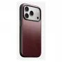 Etui na telefon Nomad Modern Leather Case do iPhone 17 Pro, skóra + TPU + PC, pasuje do ekranu 16 cm (6,3 cala), Bordeaux