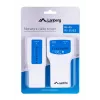 Tester PoE LANBERG NT-0402 — tester kabli sieciowych PoE z obsługą RJ-45/RJ-11, wskaźnikami LED, diodą zasilania, włącznikiem/wyłącznikiem