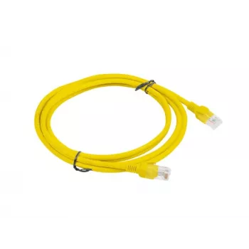 PATCHCORD Cat.5E UTP 2M Żółty FLUKE PASSED LANBERG 10-PACK