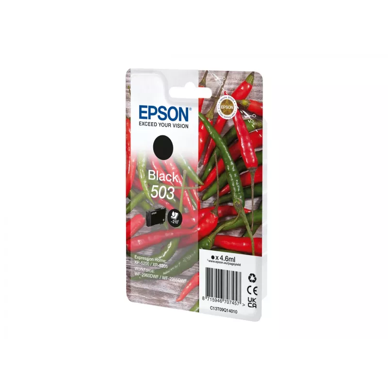 Epson 503 wkład atramentowy 1 szt. Oryginalny Standardowa wydajność Czarny