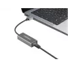Koncentrator USB NATEC Cricket USB 3.2 Gen 1 Type-A z RJ-45 Ethernet 1000 Mbit/s, obudowa aluminiowa, czarny