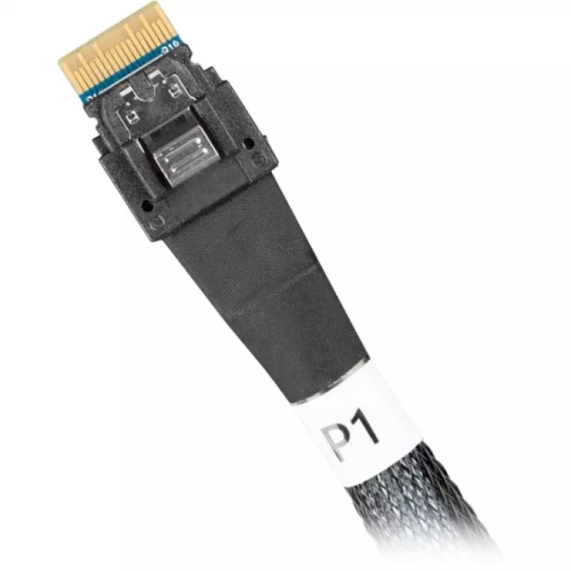 Icy Dock Kabel MCIO 8i SFF-TA-1016 na 2xSlimSAS SFF-8654 4i 0,5 m - Kabel (MB310L-B)