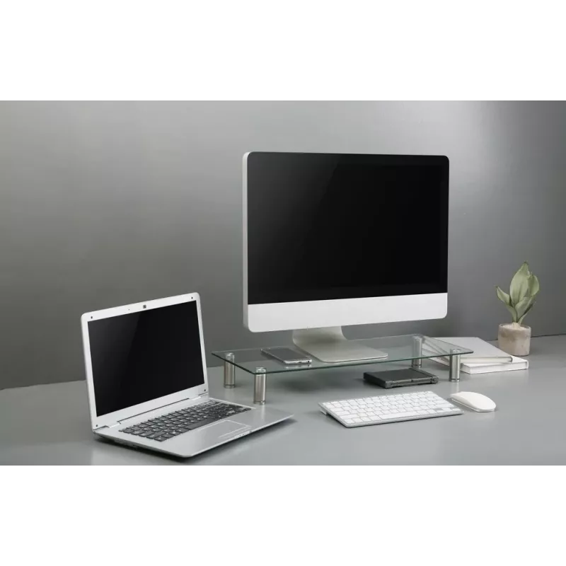 GEMBIRD SZKLANA PODSTAWKA NA MONITOR ROZMIAR M
