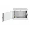 Naścienna szafa rack 19 cali DIGITUS Dynamic‑N DN-37100, 7U, 600x450 mm (SxG), IP20, jasnoszara, do samodzielnego montażu
