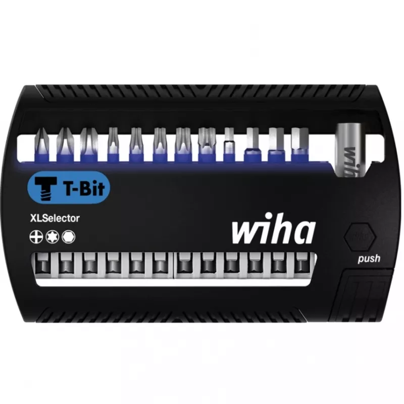Zestaw bitów Wiha 41831 XLSelector 13-częściowy T-Bit mieszany 50 mm