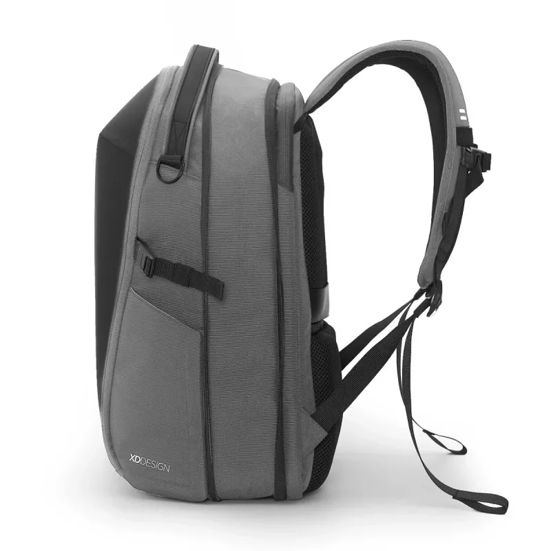 Plecak XDDESIGN Bizz Szary P705.932 — wodoszczelny, lekki plecak miejski
