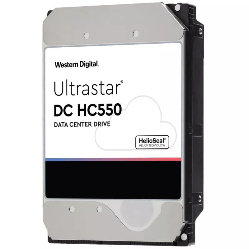 Western Digital Ultrastar DC HC550 18 TB 3,5 cala SAS 12 Gb/s dysk twardy HDD klasy enterprise, 7200 obr./min, 512 MB (0F38353 / WUH721818AL5204)