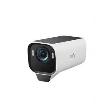 Zewnętrzna kamera IP typu bullet Anker Eufy S3 Pro — 4K (3840×2160), pole widzenia 135°, montaż ścienny, przewodowa i bezprzewodowa