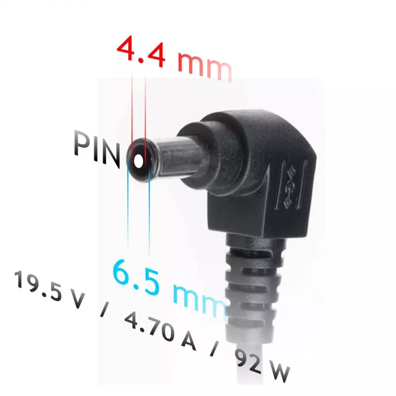 Zasilacz Akyga AK-ND-20 Do wewnątrz 92 W Czarny