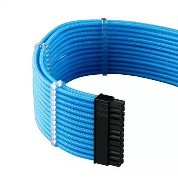 Zestaw kabli zasilających CableMod C-Series PRO ModMesh RM Czarny Label Hellblau CM-PCSR-16P3KIT-NKLB-R do zasilacza PC