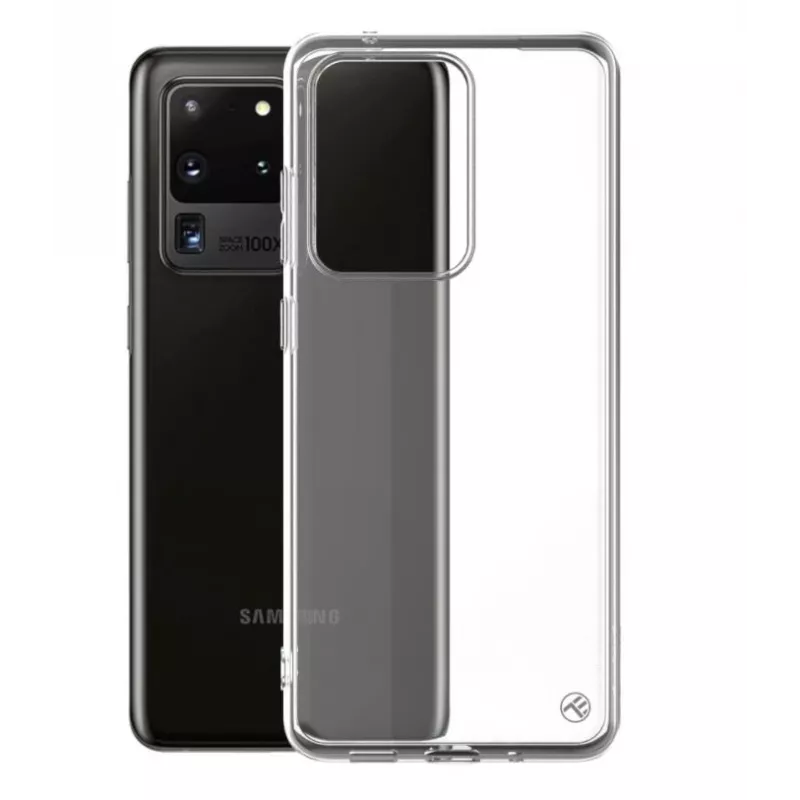 Silikonowe etui na smartfon Tellur do Samsunga S20 Ultra, przezroczyste