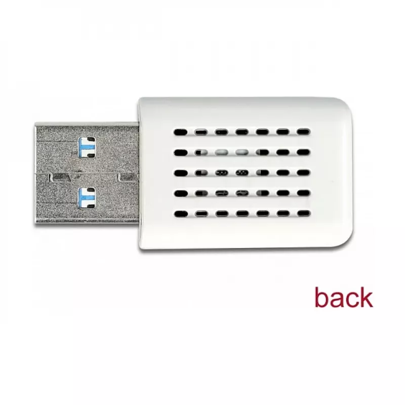 Karta sieciowa WLAN DeLOCK 12770 USB 5000 Mbit/s Bezprzewodowa Biała