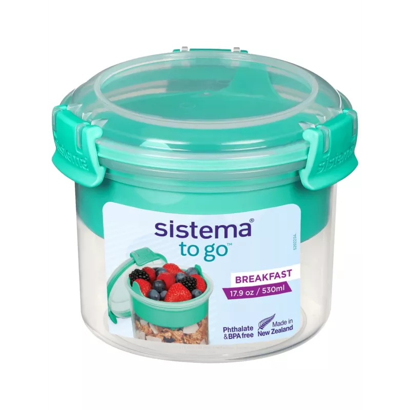Sistema Tworzywo sztucznes Sistema To Go Breakfast - zestaw pojemników na żywność