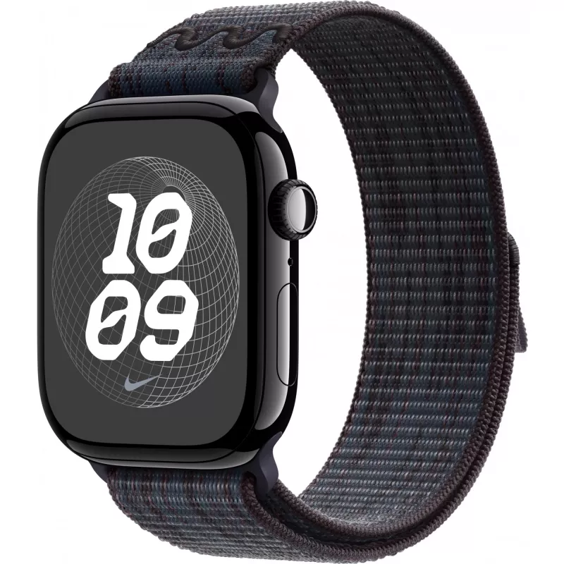 Pasek Apple 46mm Czarno-Niebieski Nike Sport Loop Smartwatch