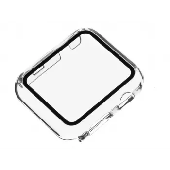 Etui FIXED Pure Full-Body Polycarbonate na Apple Watch 45mm Series 8, przezroczyste (FIXPUW-436)