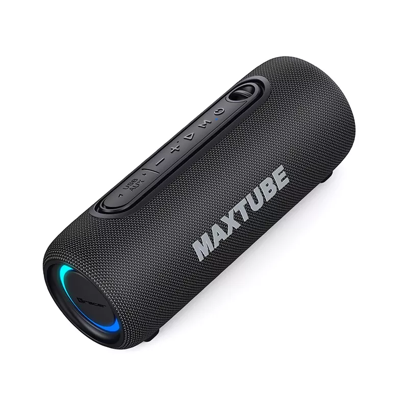 Głośniki TRACER MaxTube 20W TWS Bluetooth, czarne — przenośny bezprzewodowy dźwięk, stereo
