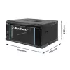 Szafa rack 19 cali QOLTEC 54461, 4U, 600x280x450 mm