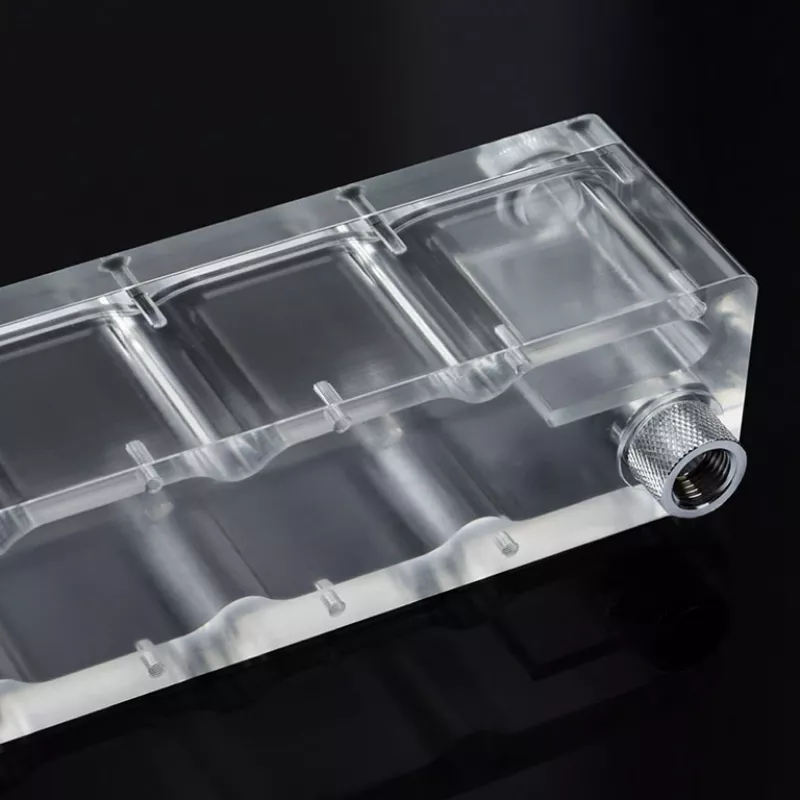 BitsPower Tiny Tank SC6 200 Pompka PWM transparentna – kompaktowy zestaw pompka-zbiornik do chłodzenia wodnego