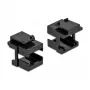 Keystone cover DeLOCK 86806 Czarny for fibre couplers 10 pieces